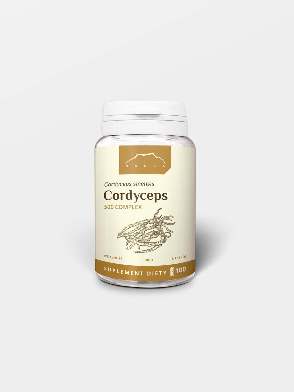 Cordyceps 100 kapsułek x 500 mg - maczużnik