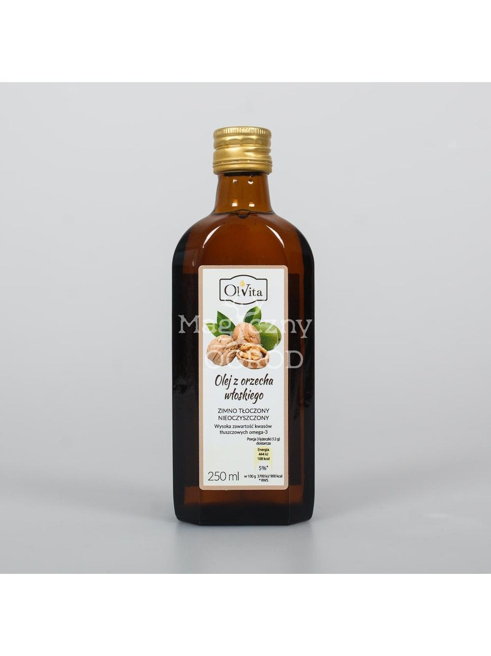 Olej z orzecha włoskiego zimnotłoczony Olvita 250 ml