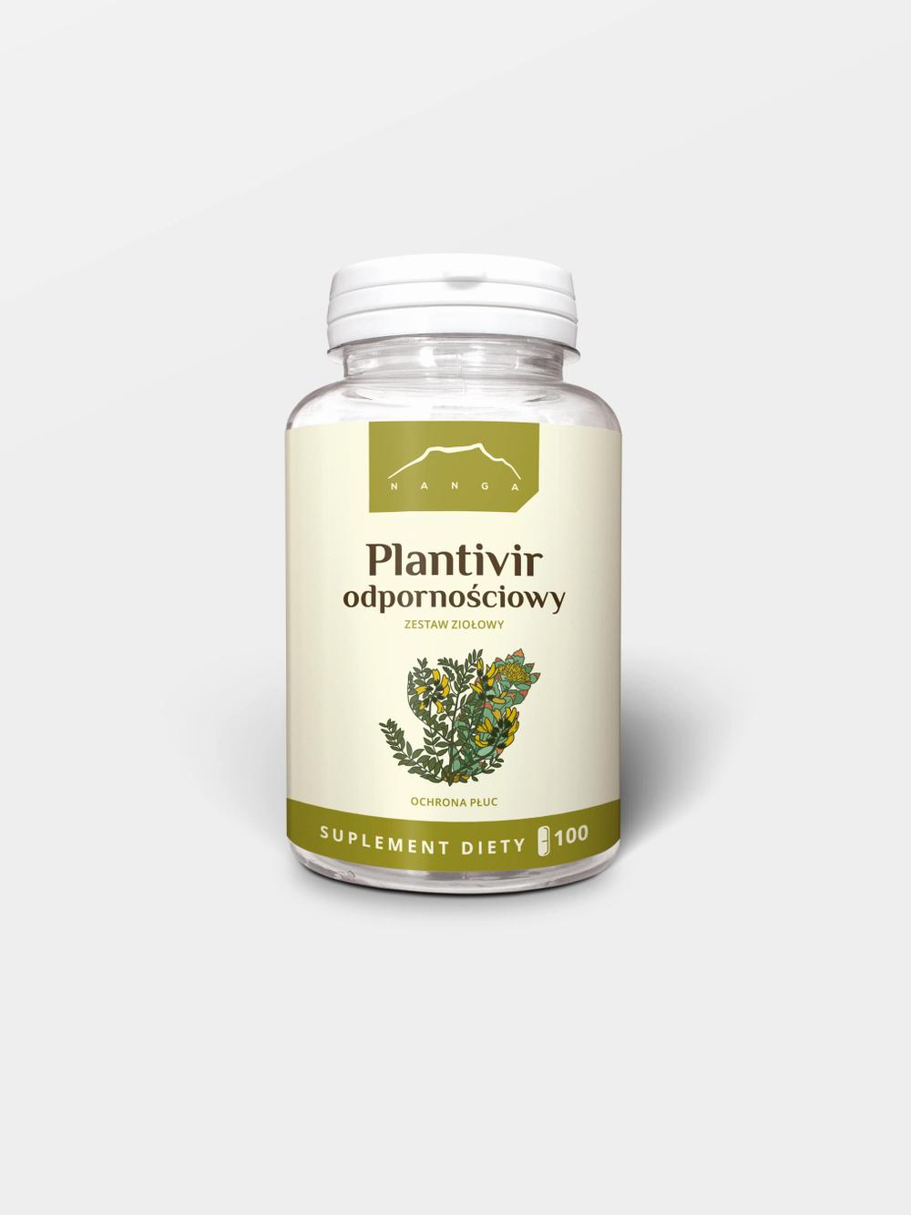 PLANTIVIR - ziołowy zestaw ochronny Buhnera 100 KAPSUŁEK