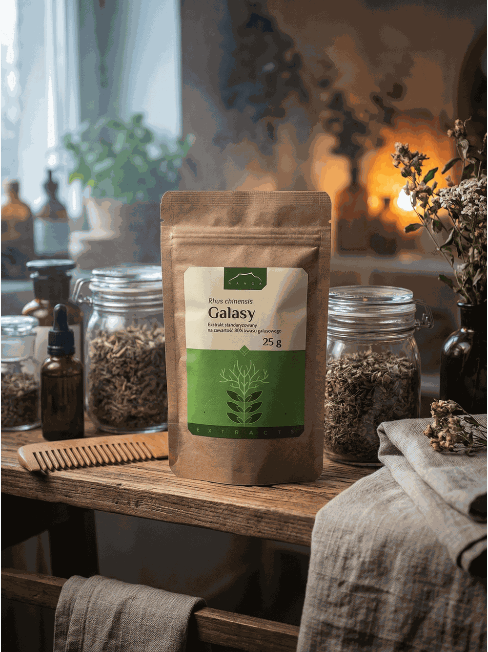 Galasy ekstrakt 80% kwasu galusowego