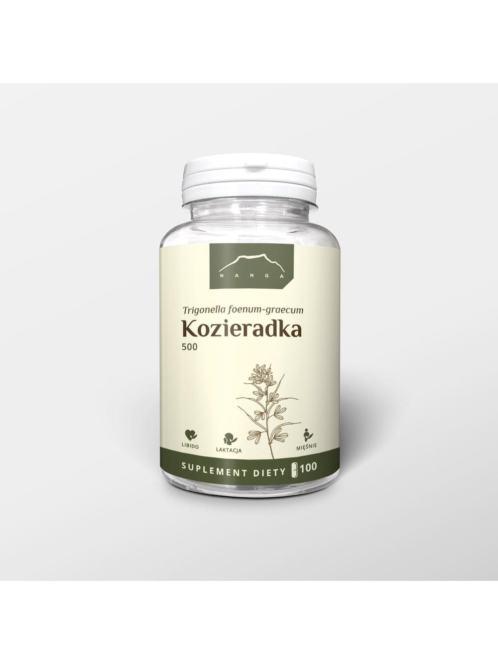 Kozieradka ekstrakt 40% w kapsułkach