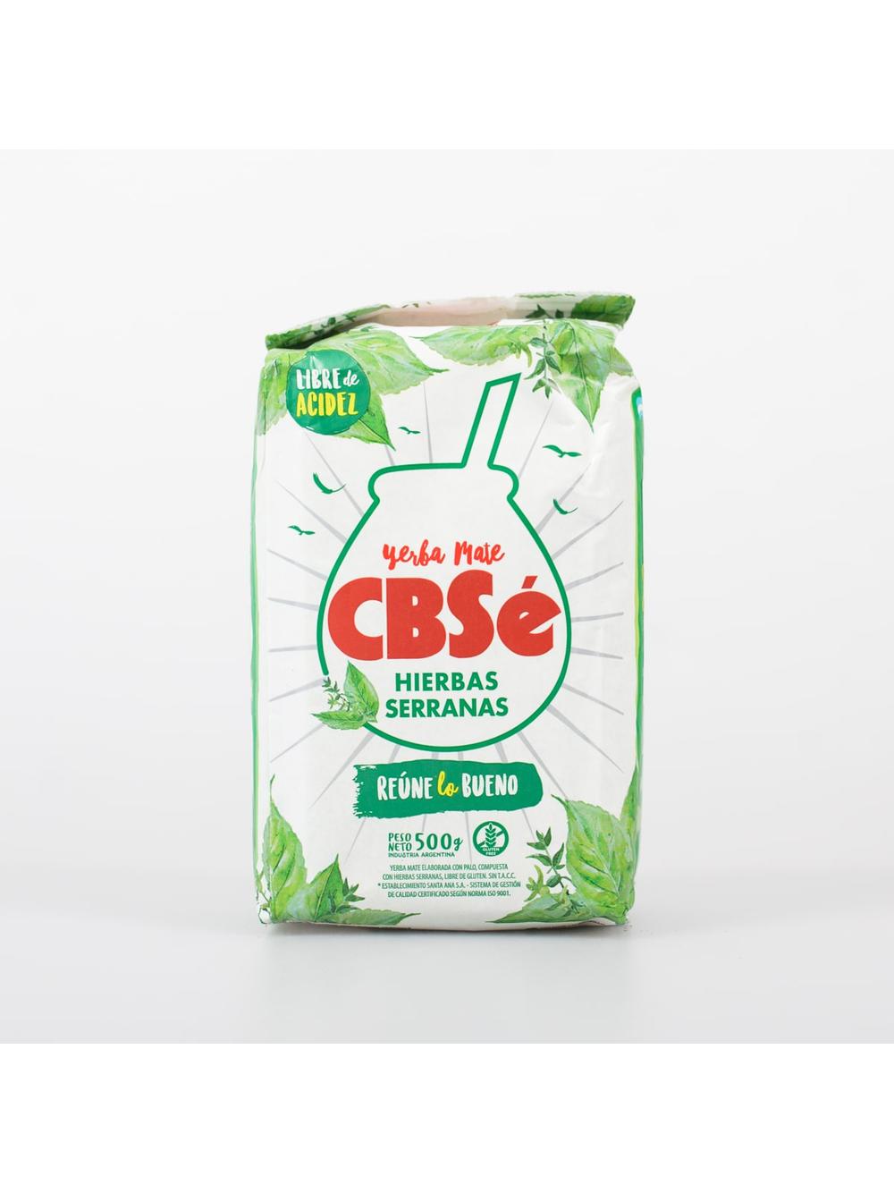 Yerba Mate CBSe hierbas serranas miętowa 500g