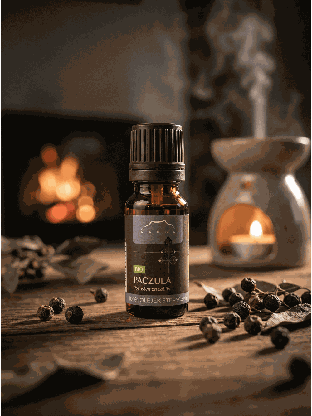 Olejek paczulowy BIO 100% eteryczny Nanga