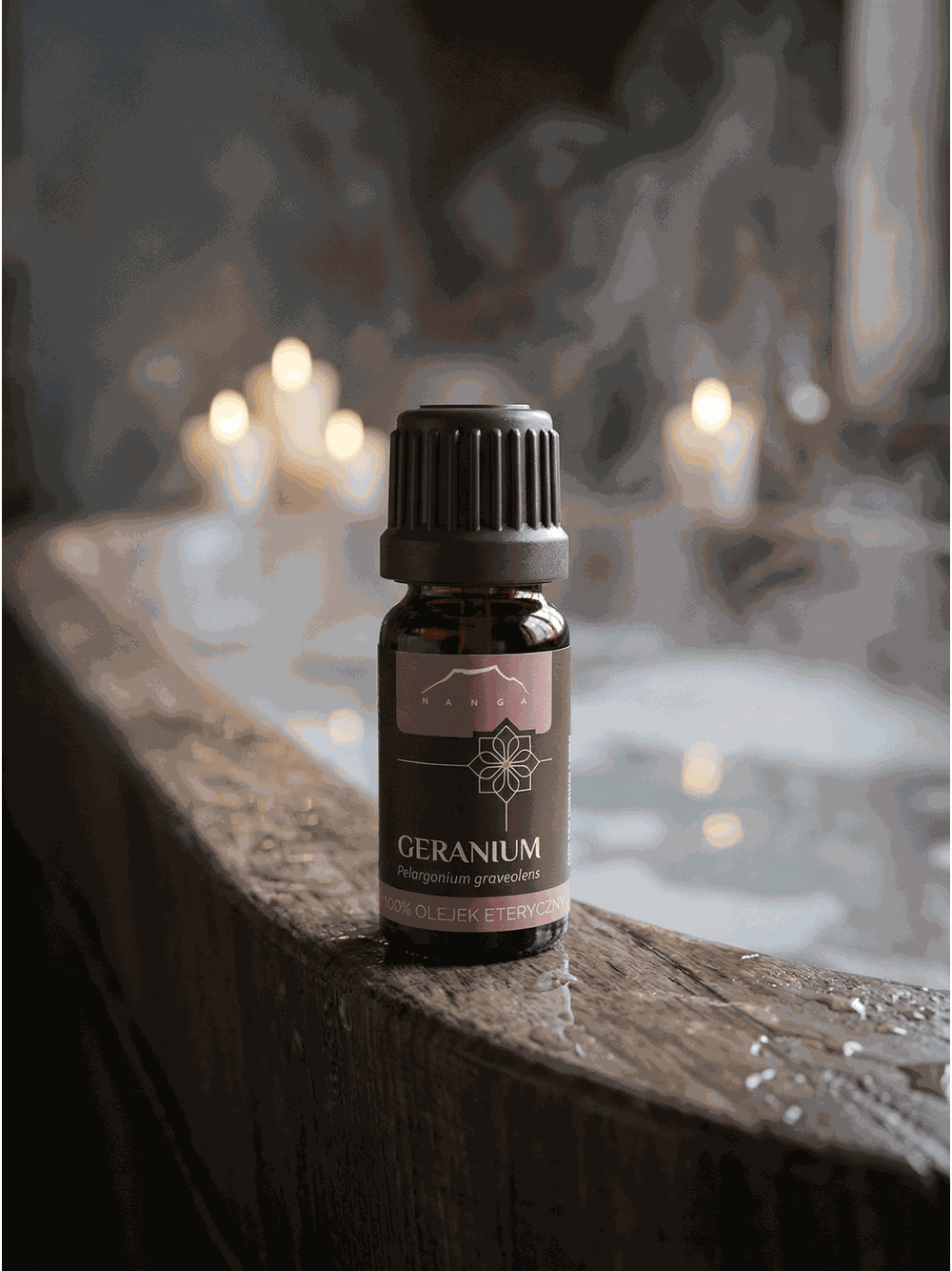 Olejek geraniowy 100% eteryczny Nanga