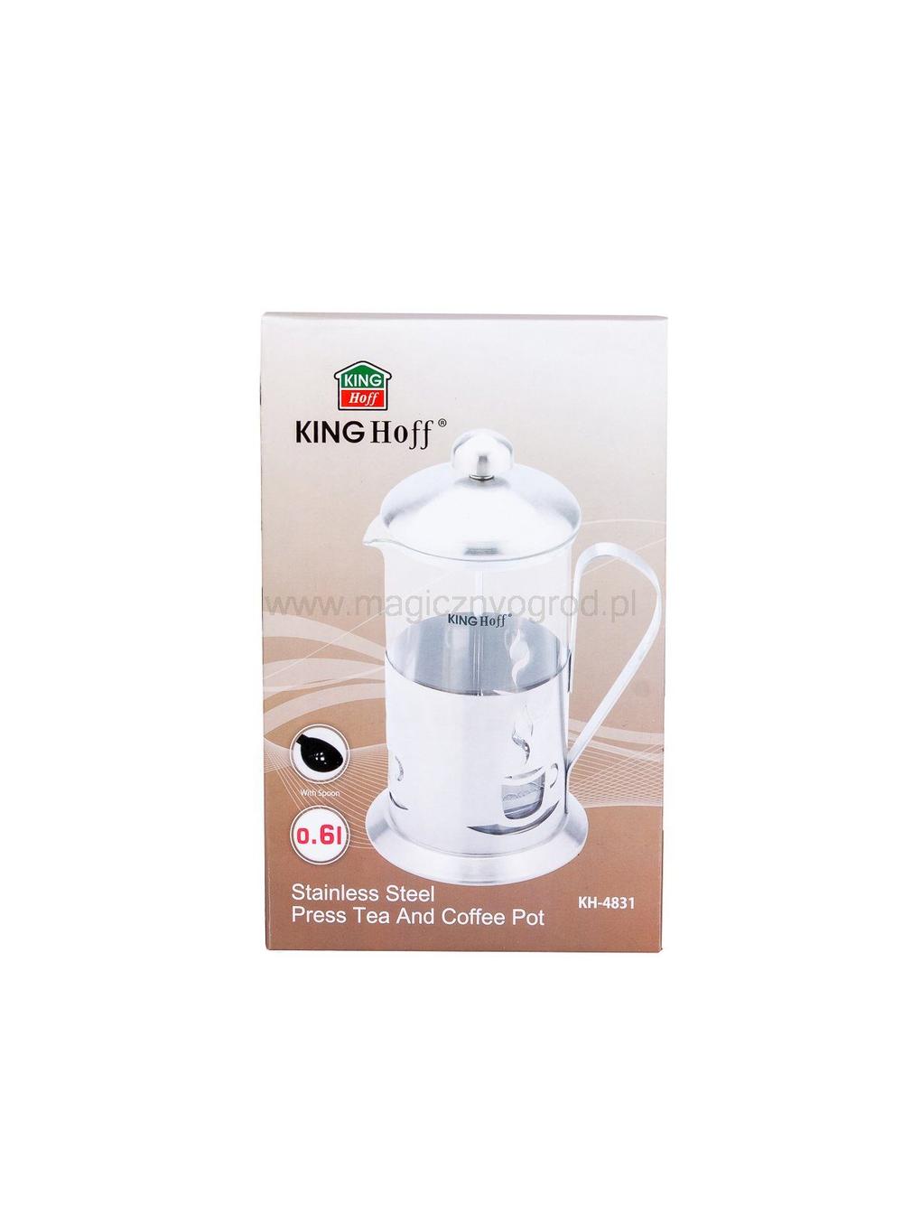 Zaparzacz do kawy z dociskiem 600ml