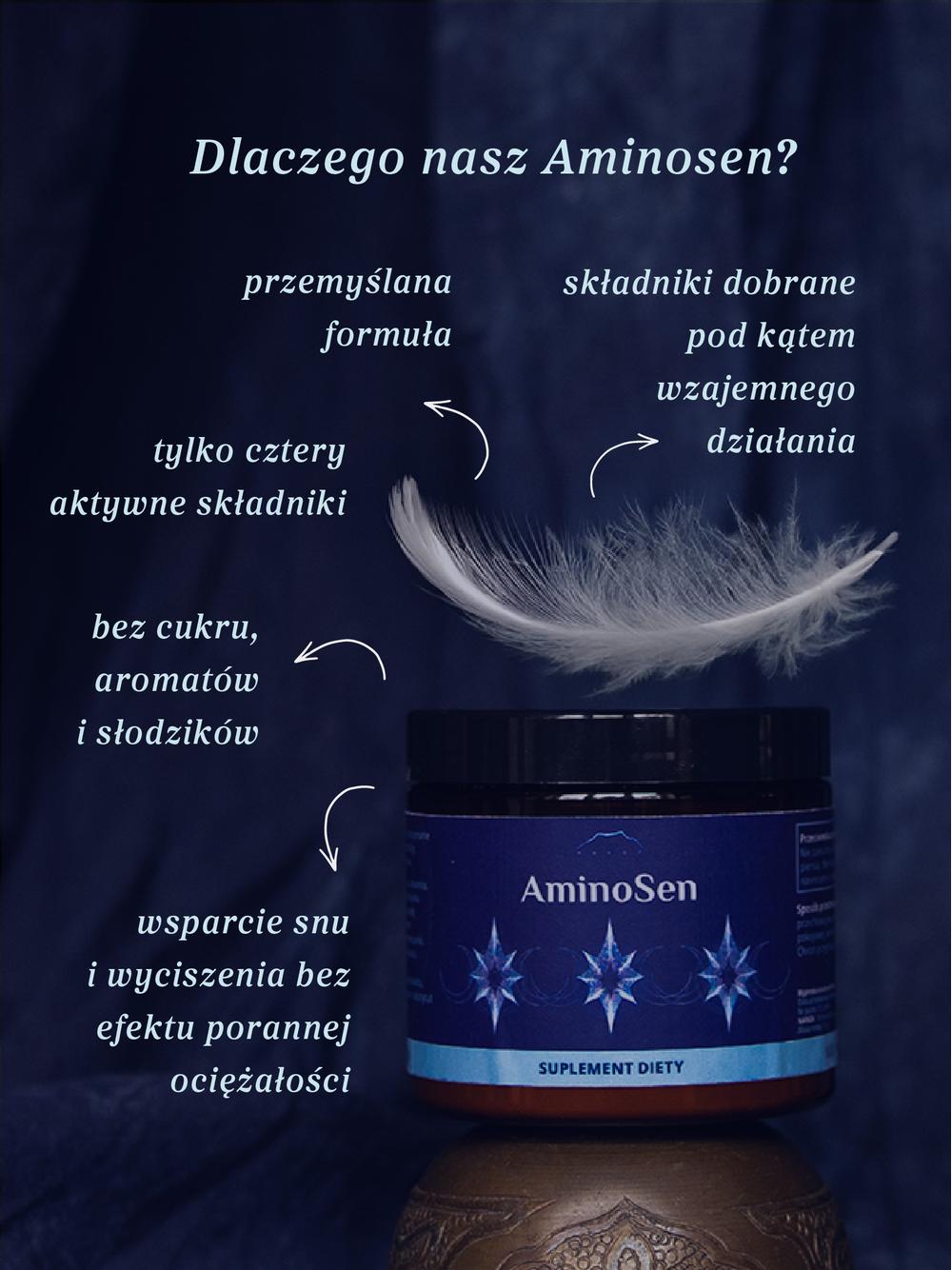 Aminosen - aminokwasowa mieszanka na sen