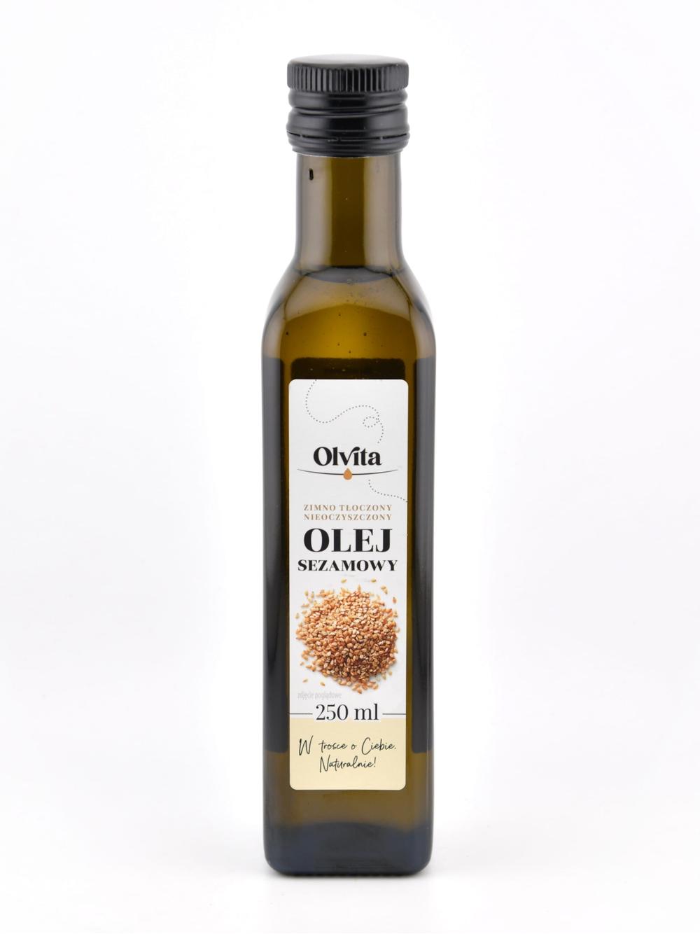 Olej sezamowy zimnotłoczony Olvita
