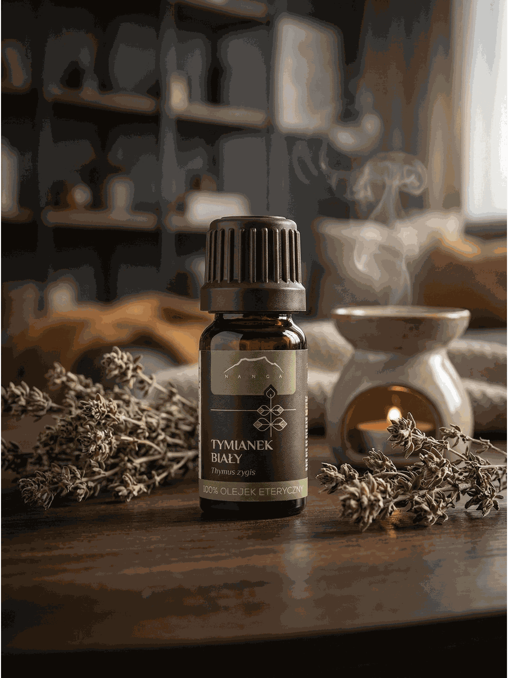 Olejek z białego tymianku 100% eteryczny Nanga