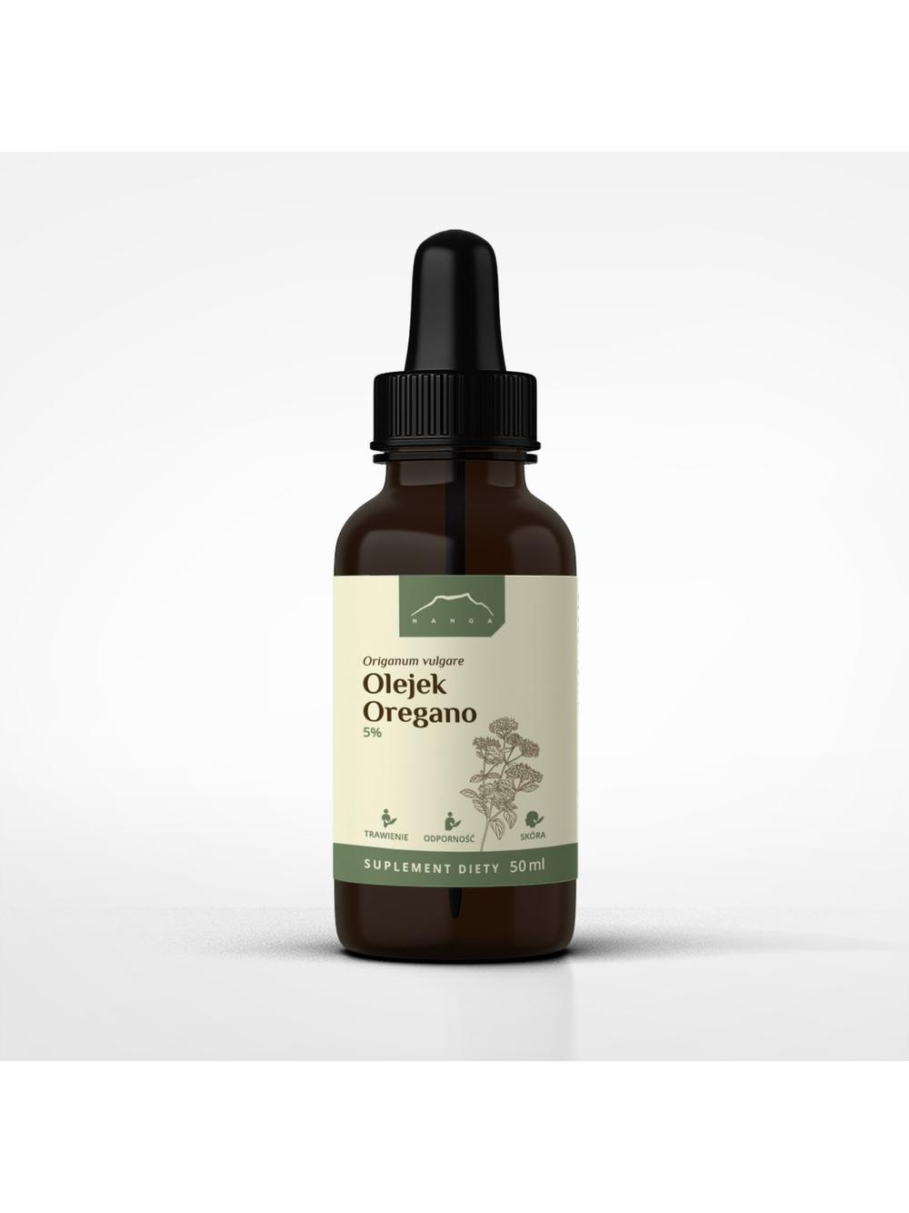 Olejek oregano w MCT 5%
