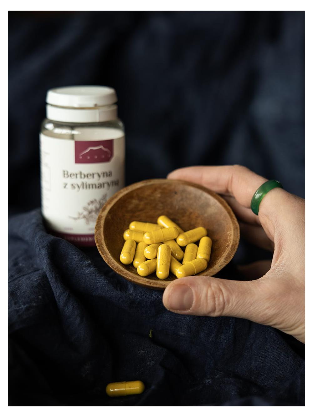 Berberyna z sylimaryną 100 kapsułek