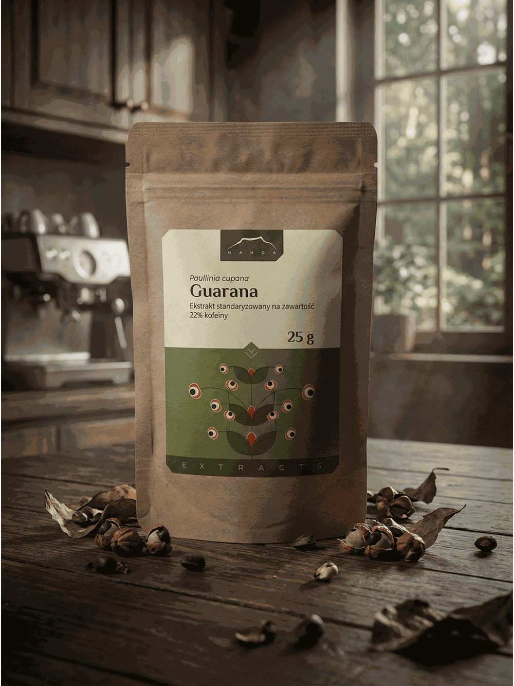 Guarana ekstrakt 22% kofeiny