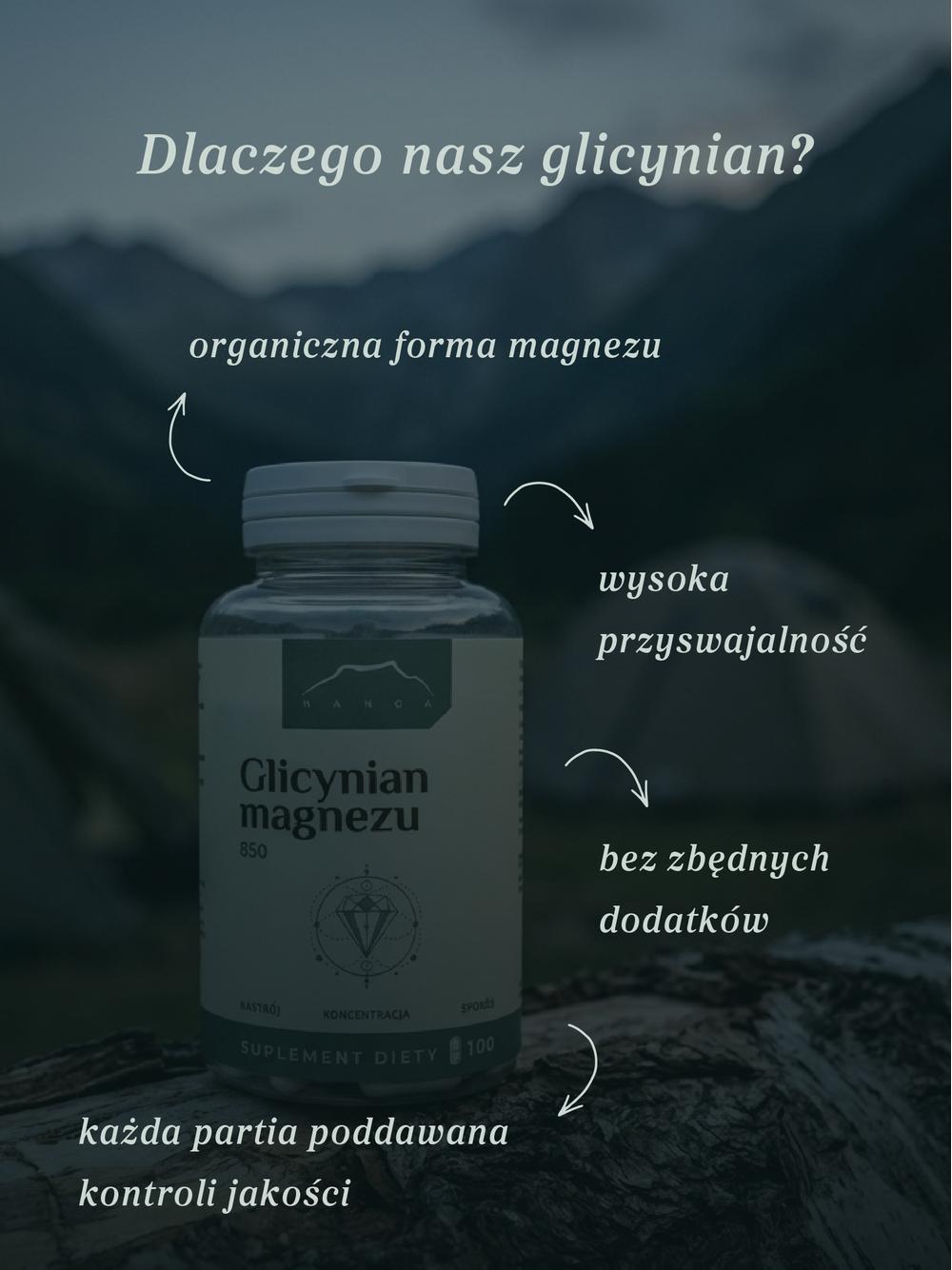 Glicynian magnezu - chelat