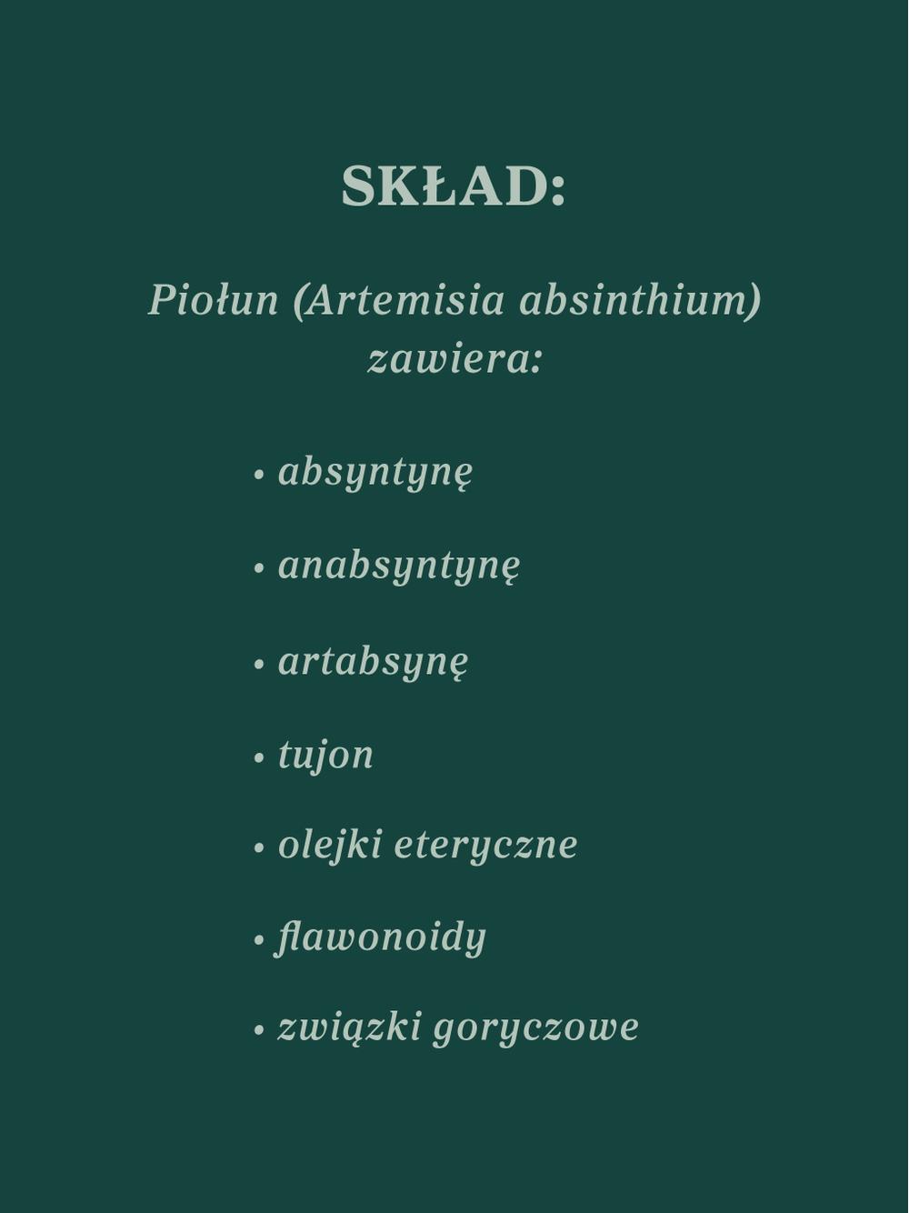 Piołun ziele