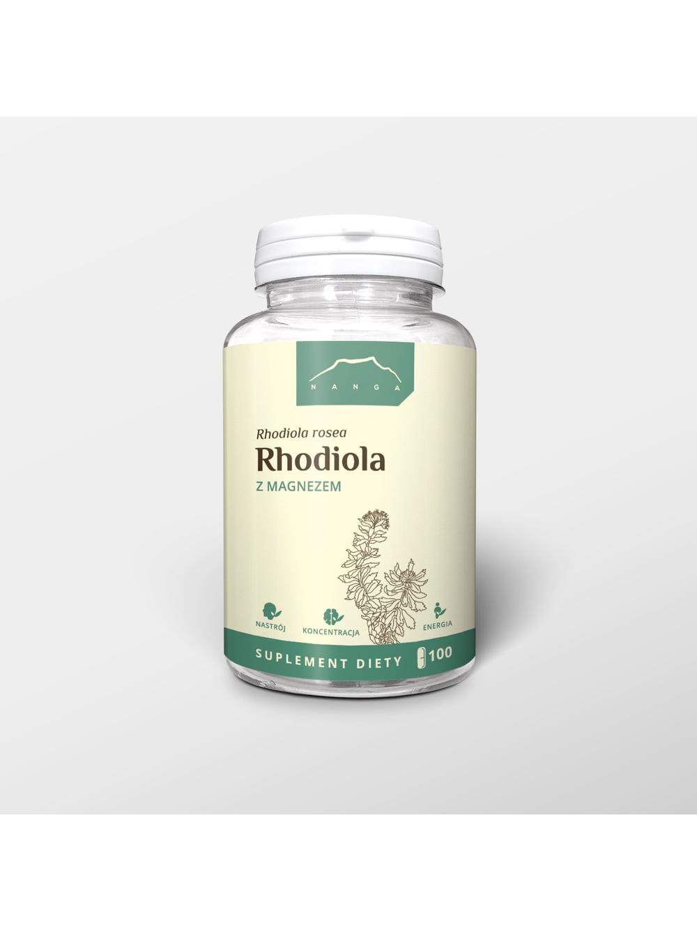Rhodiola z magnezem kapsułki 700 mg