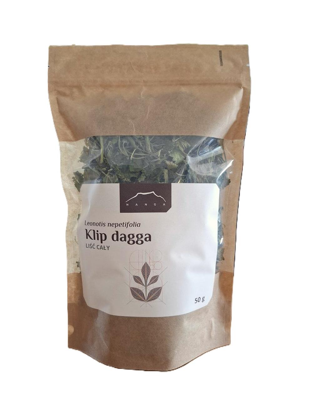 Klip dagga - liść i kwiat