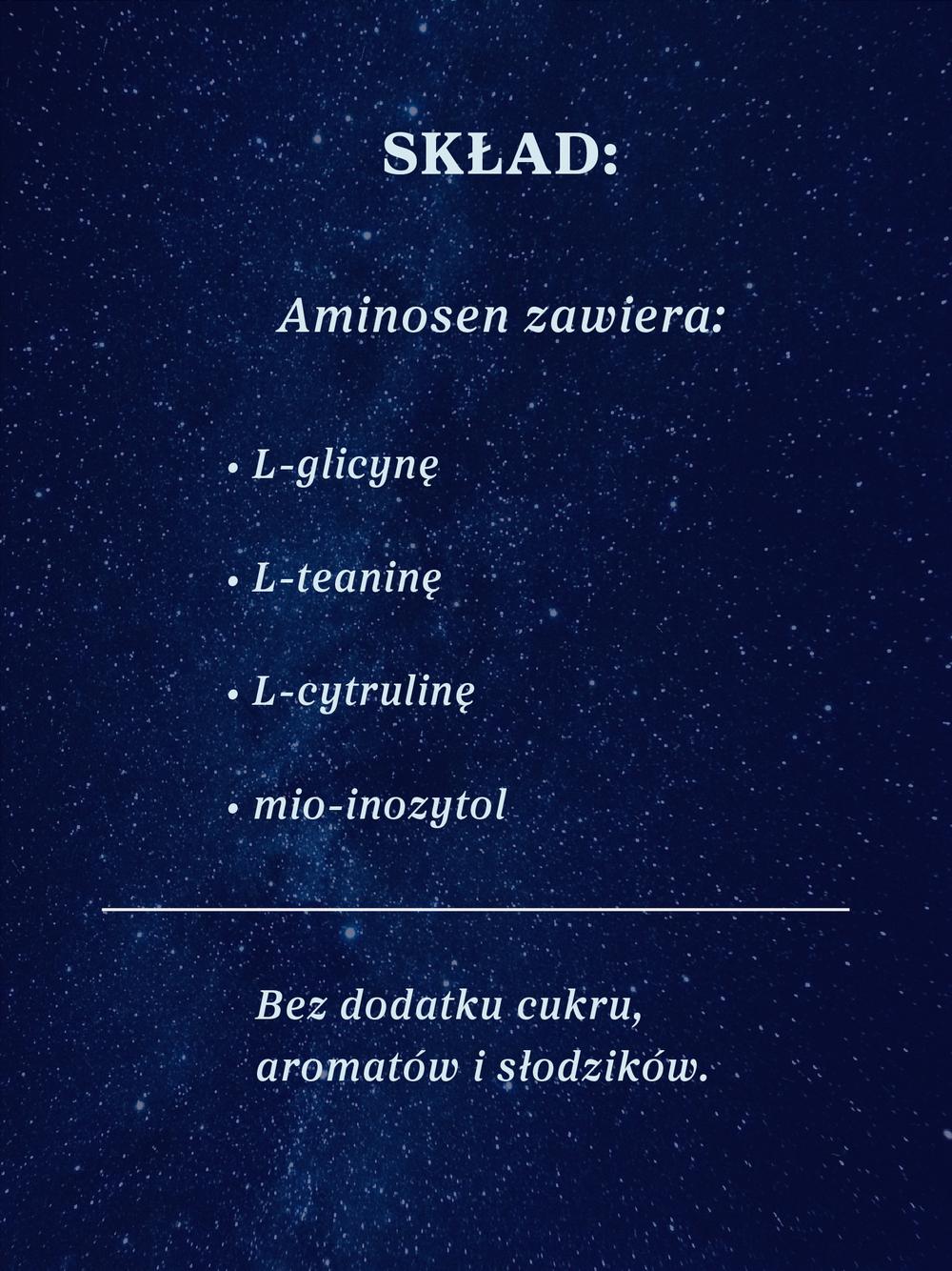 Aminosen - aminokwasowa mieszanka na sen