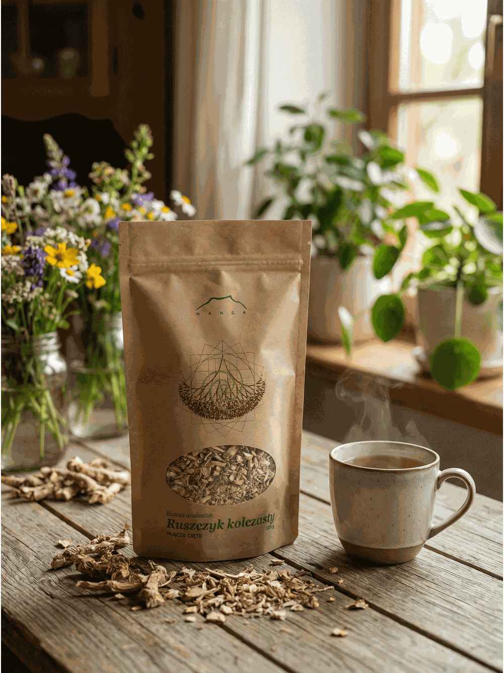 Ruszczyk kolczasty kłącze