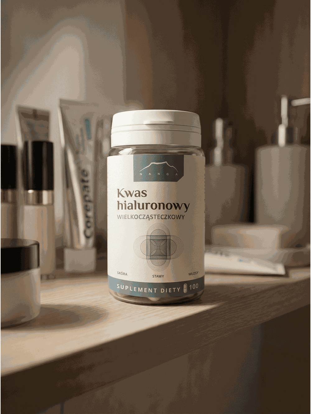 Kwas hialuronowy HMW Strong 100 kapsułek x 200mg