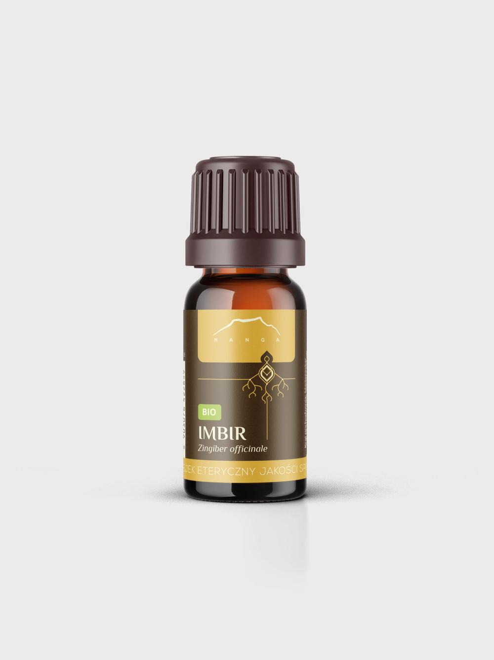 Olejek imbirowy BIO 100% eteryczny Nanga spożywczy