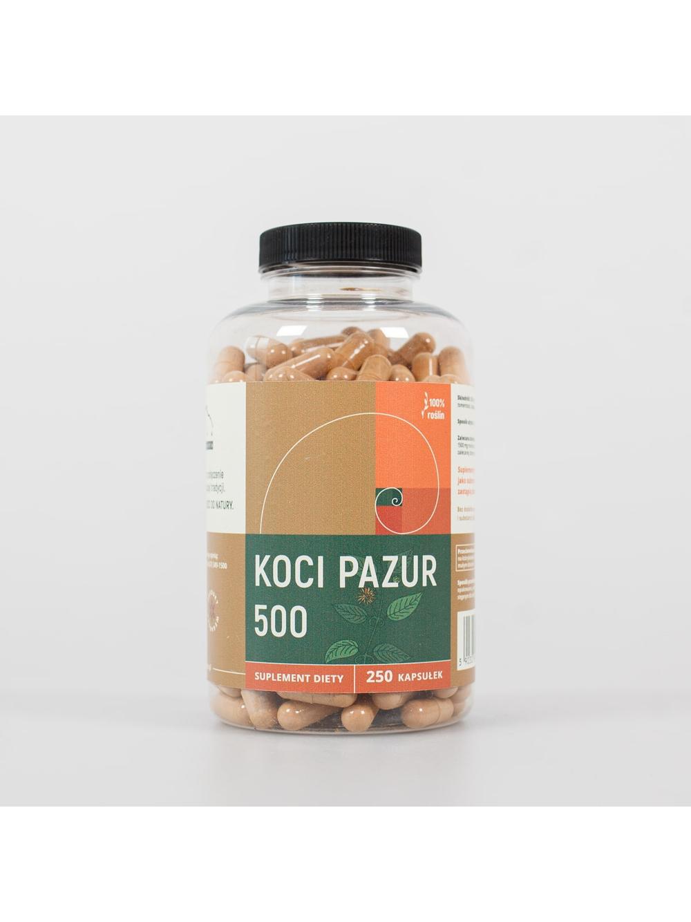 Koci pazur - vilcacora kapsułki x 500 mg