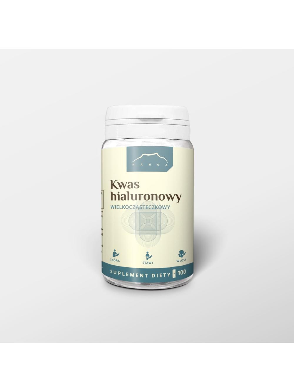 Kwas hialuronowy HMW Strong 100 kapsułek x 200mg