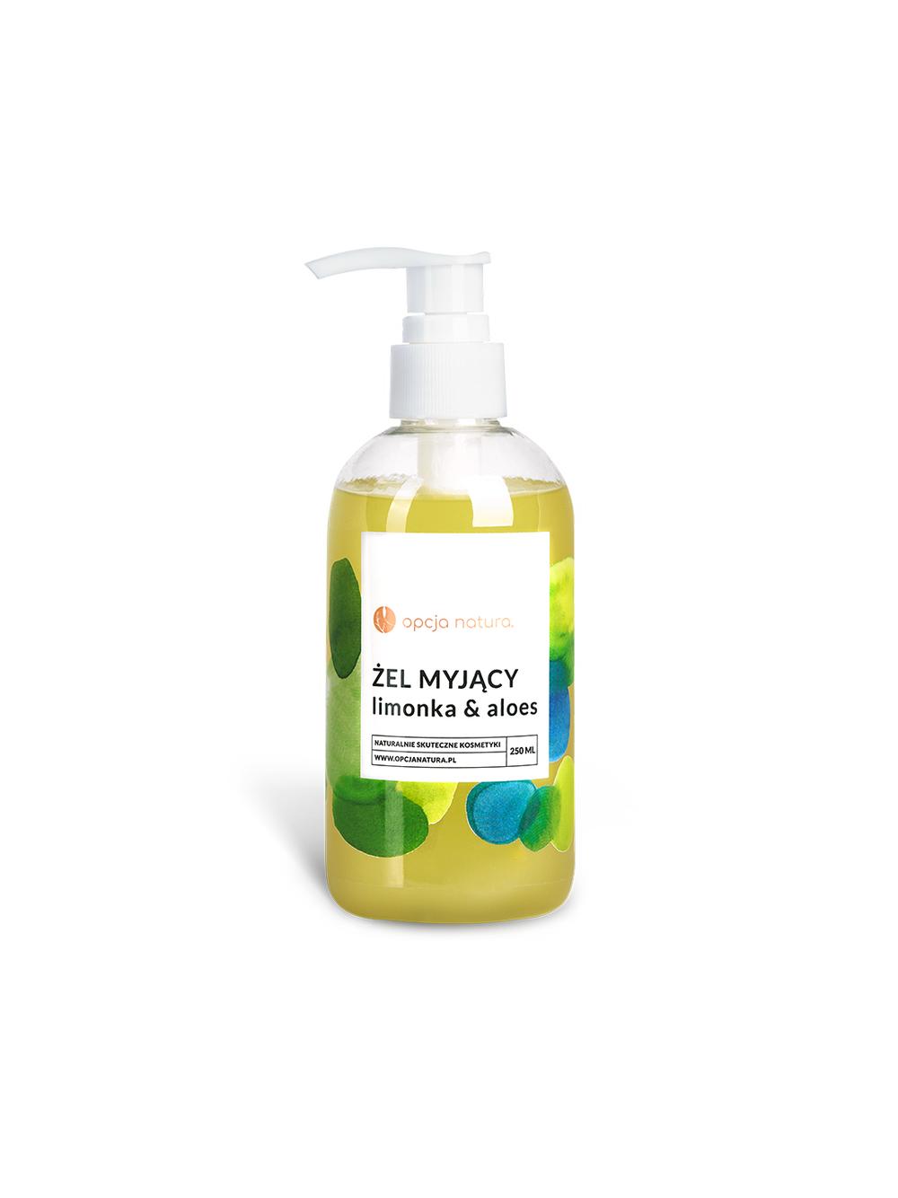 Żel myjący limonka & aloes Opcja Natura 250 ml
