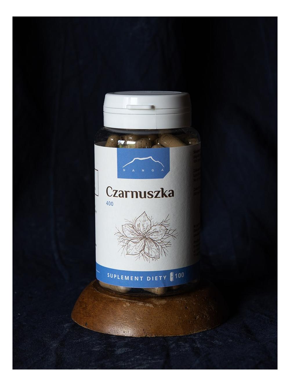 Czarnuszka ekstrakt 100 kapsułek x 400 mg