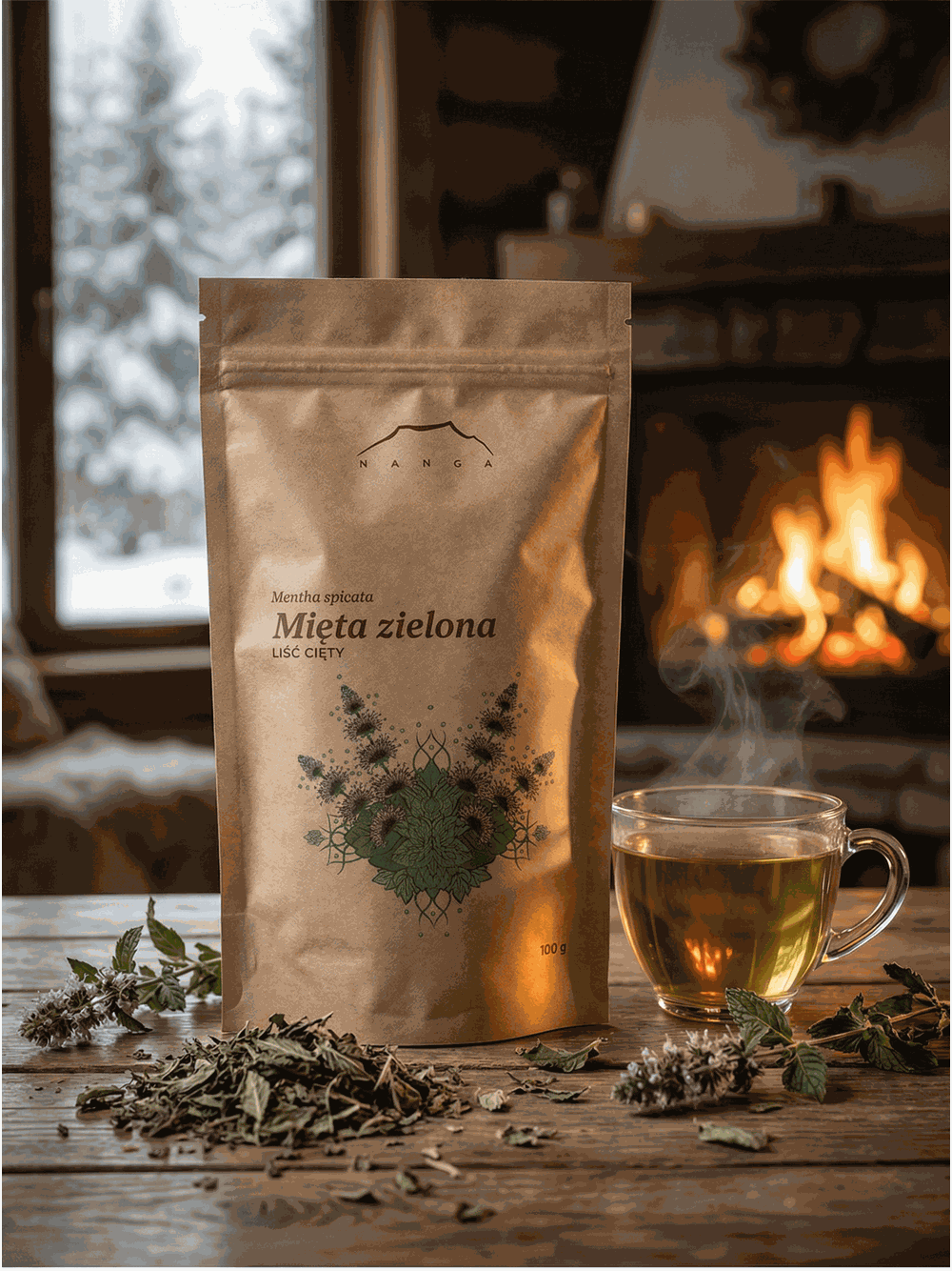 Mięta zielona spearmint liść