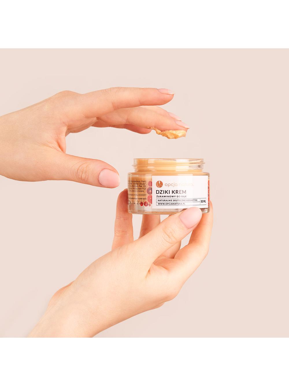 Dziki krem z żurawiną do rąk Opcja Natura 50ml