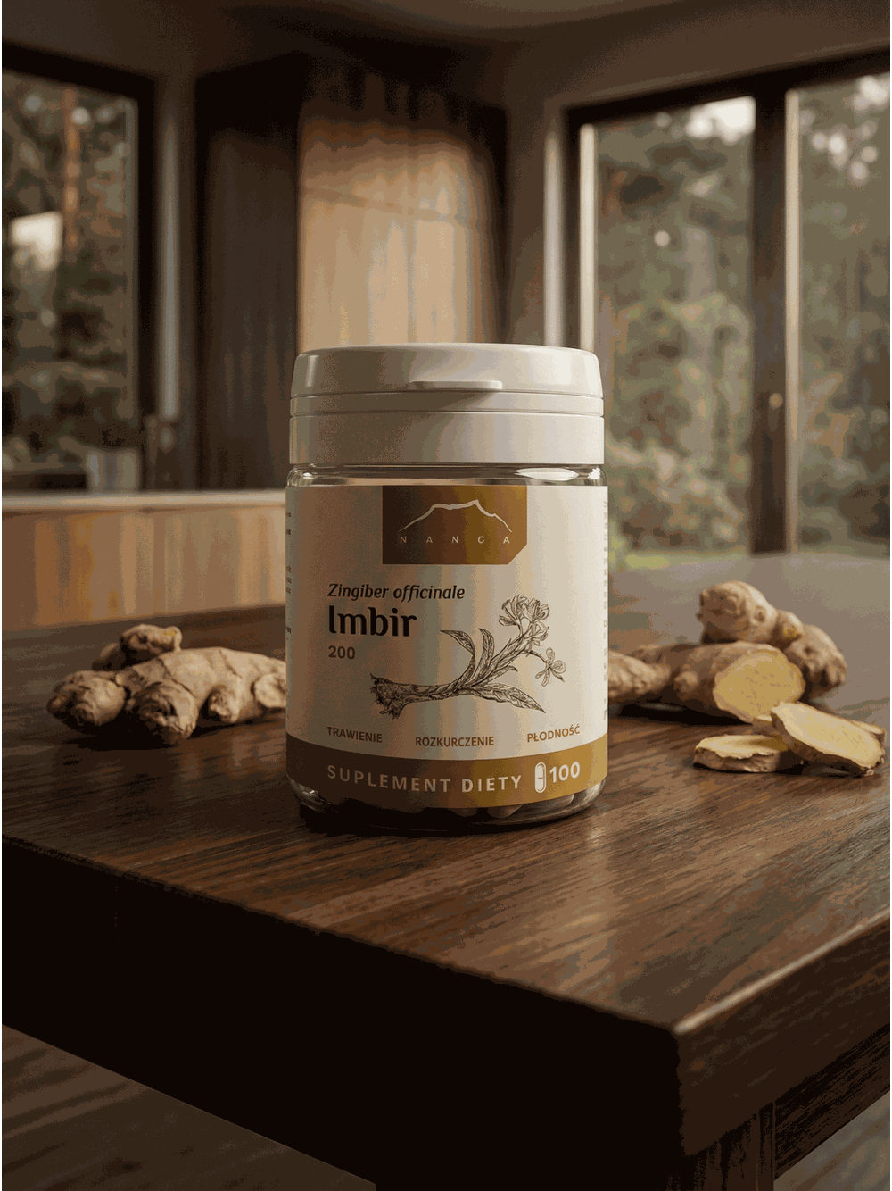 Imbir ekstrakt w kapsułkach x 200mg