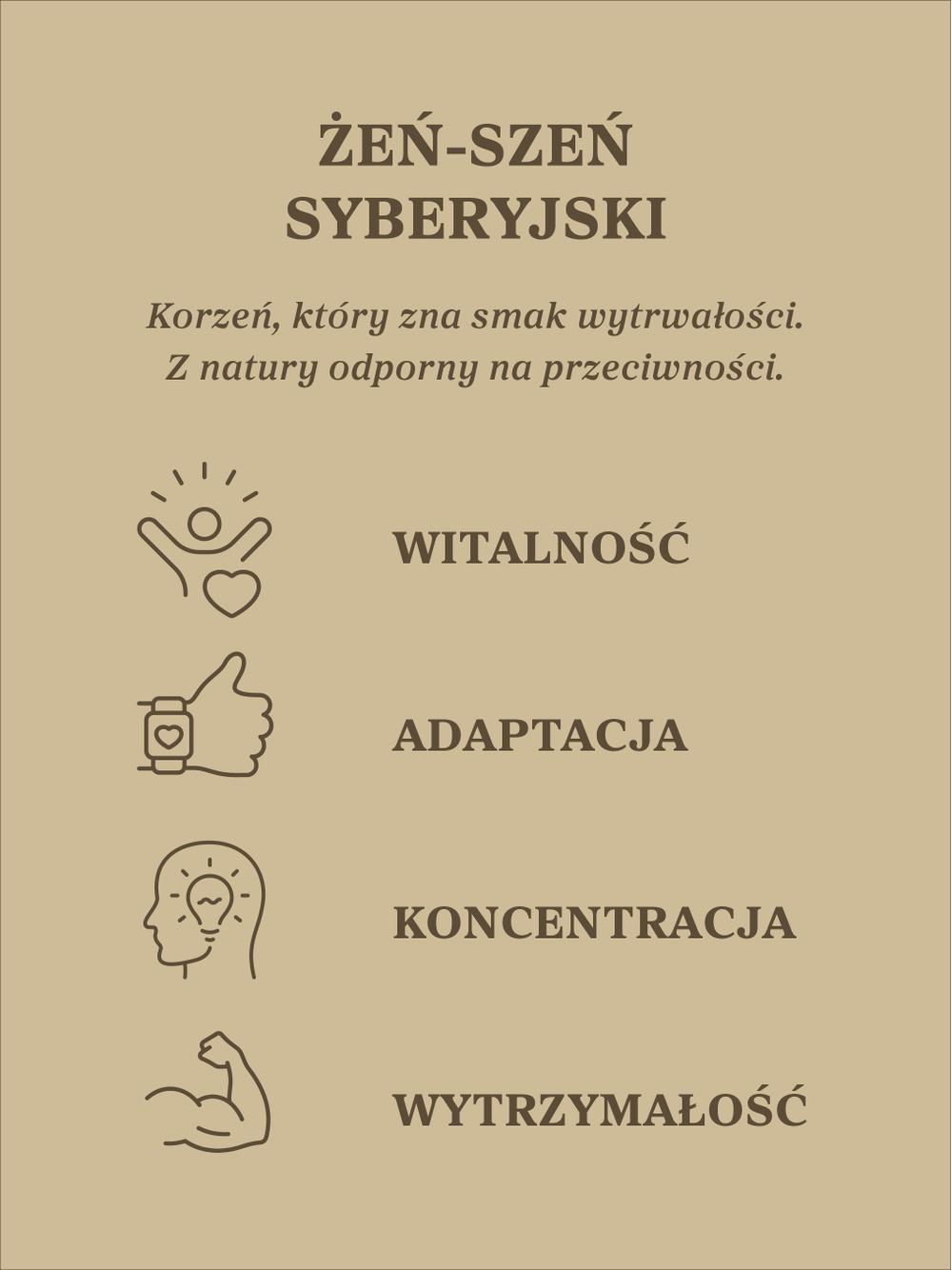 Żeń-szeń syberyjski kapsułki x 400 mg