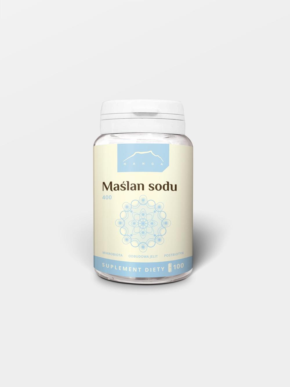Maślan sodu 100  kapsułek x 400 mg