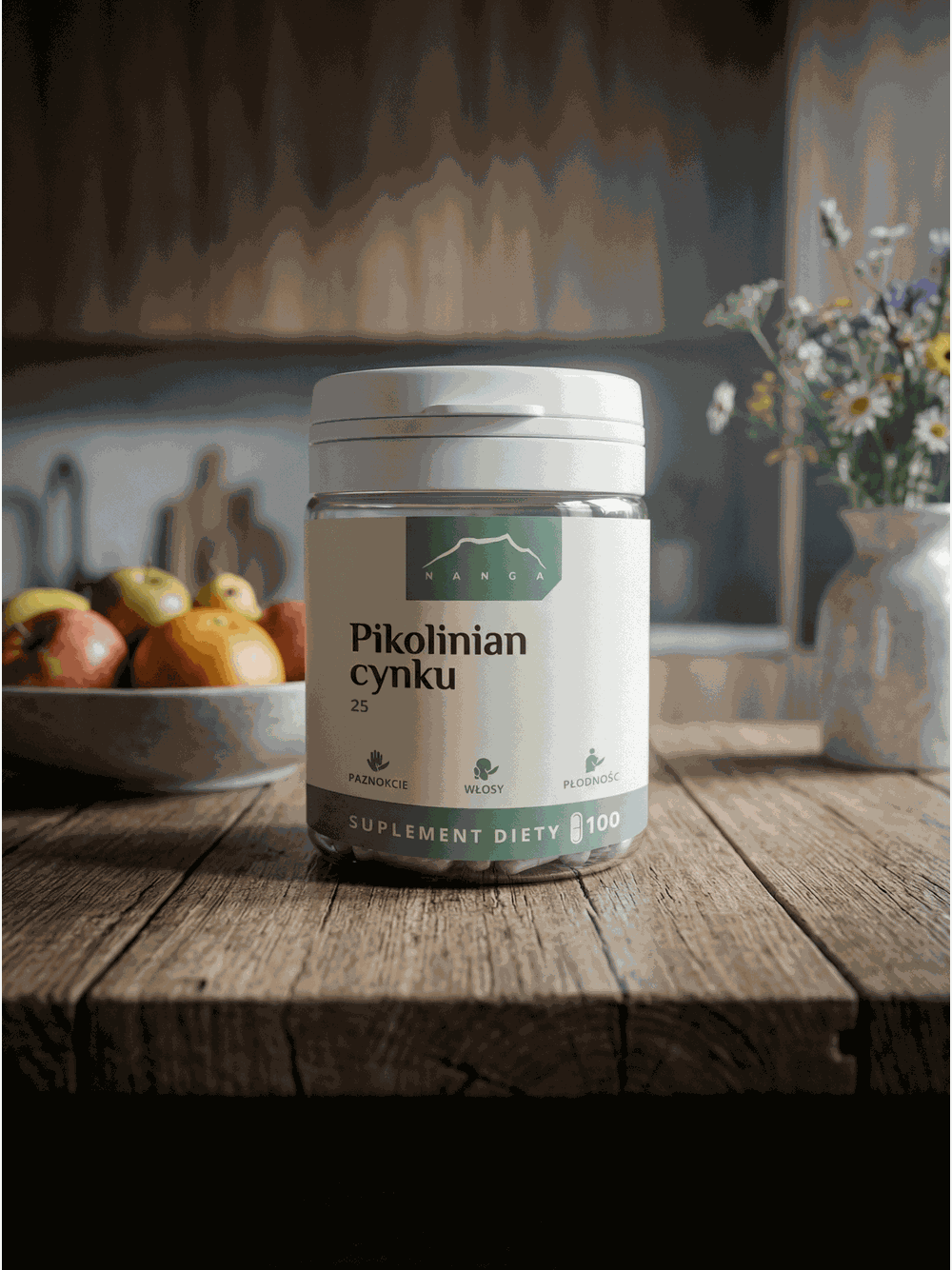 Pikolinian cynku 100 kapsułek x 125 mg