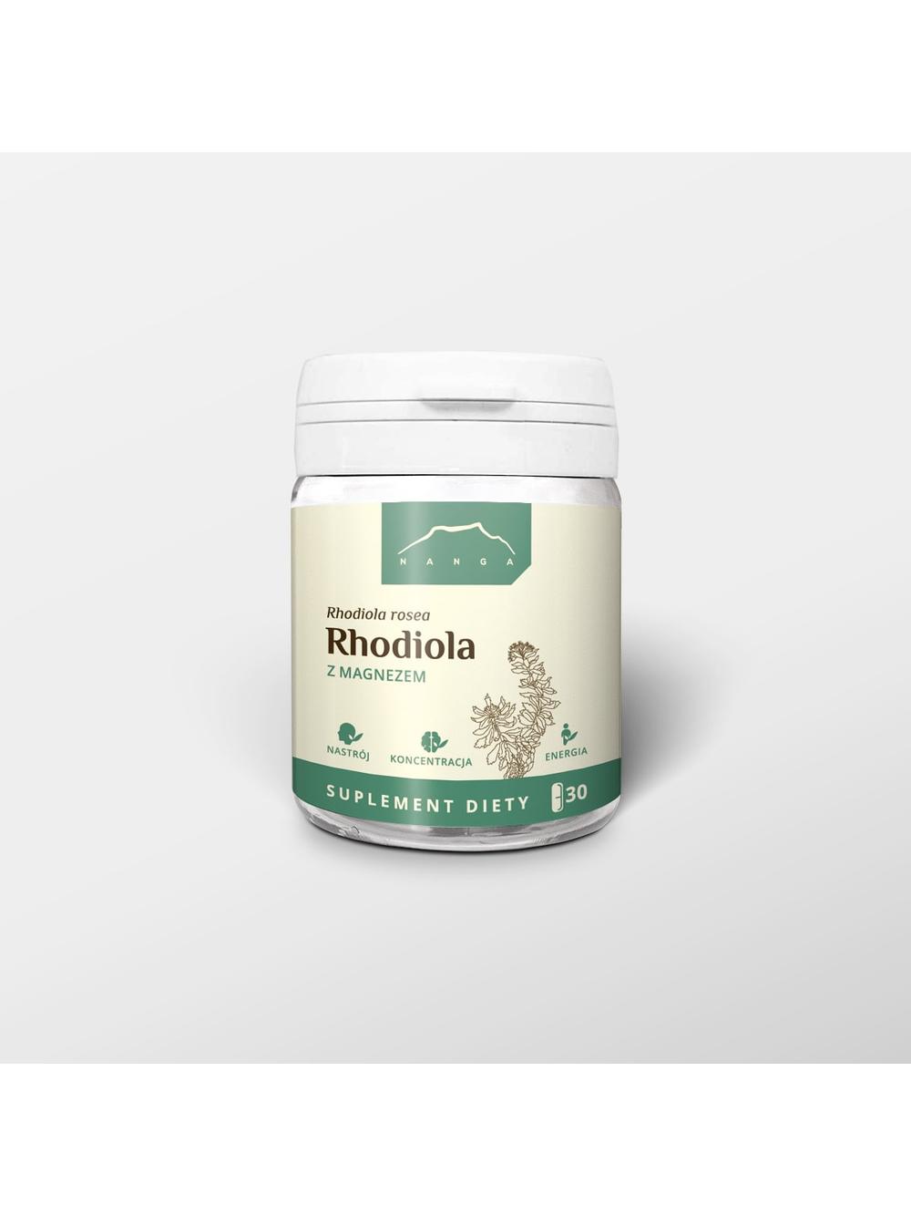 Rhodiola z magnezem kapsułki 700 mg