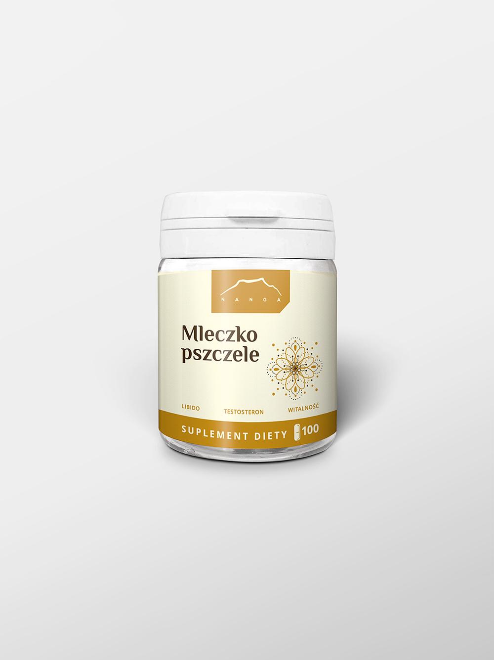 Mleczko pszczele liofilizowane kapsułki 200 mg