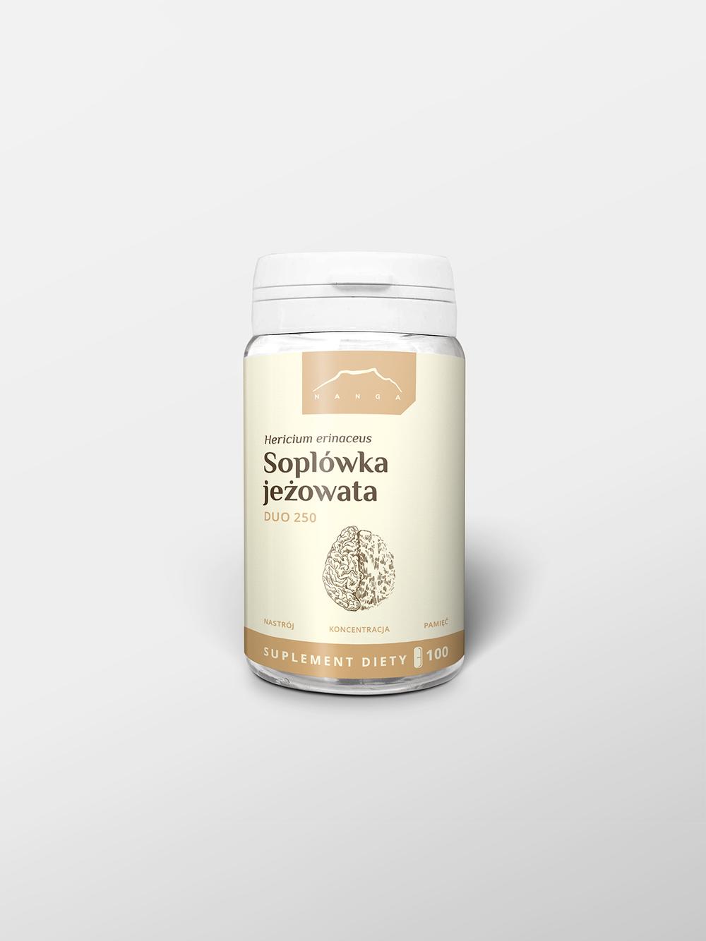 Soplówka jeżowata DUO 400 mg x 100 kapsułek
