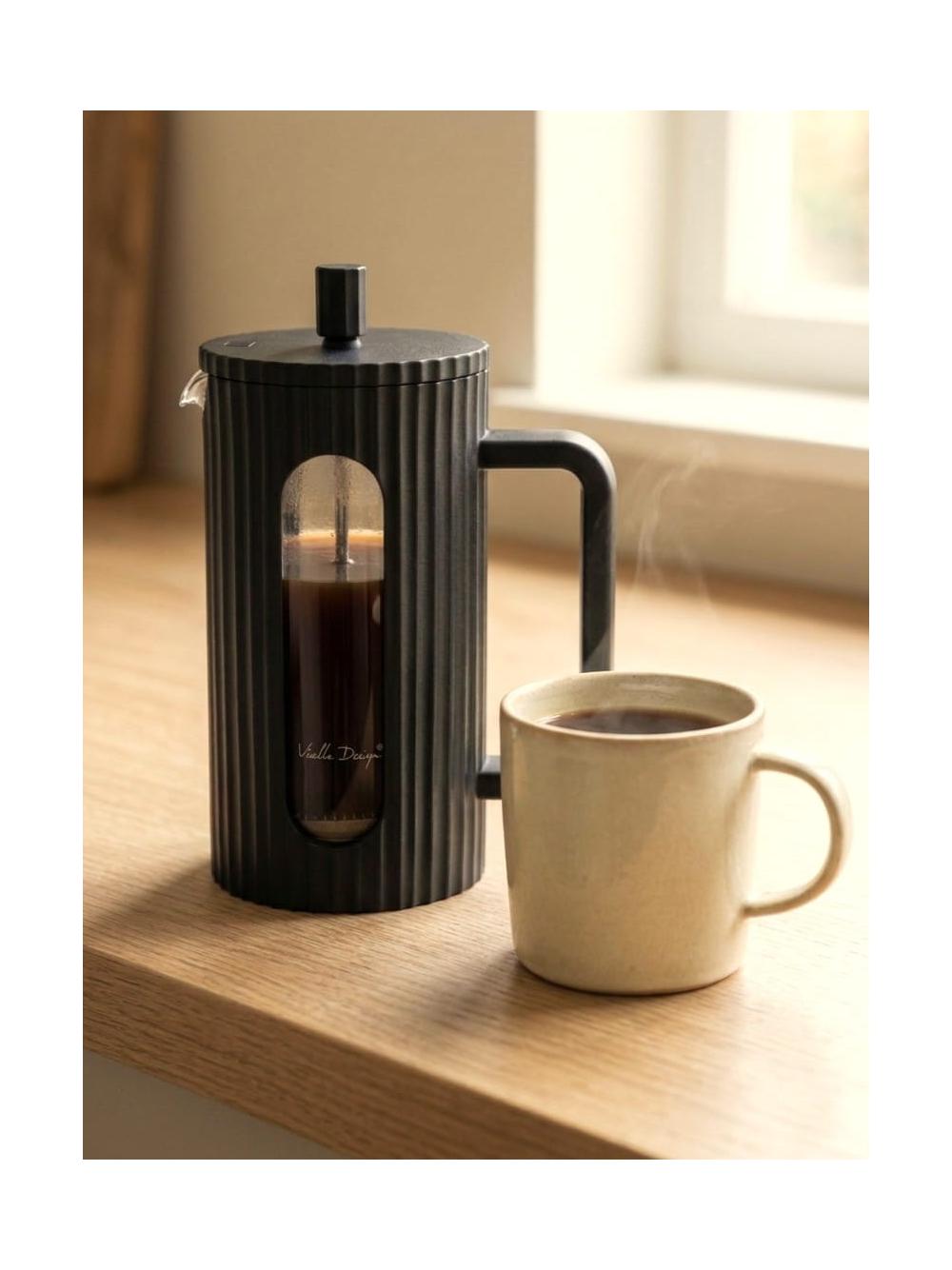 Zaparzacz do kawy French Press LIVIO 1l - czarny