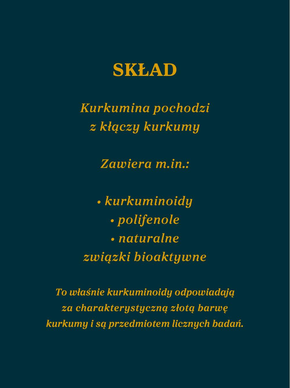 Kurkumina z piperyną ekstrakt 100 kapsułek x 500 mg