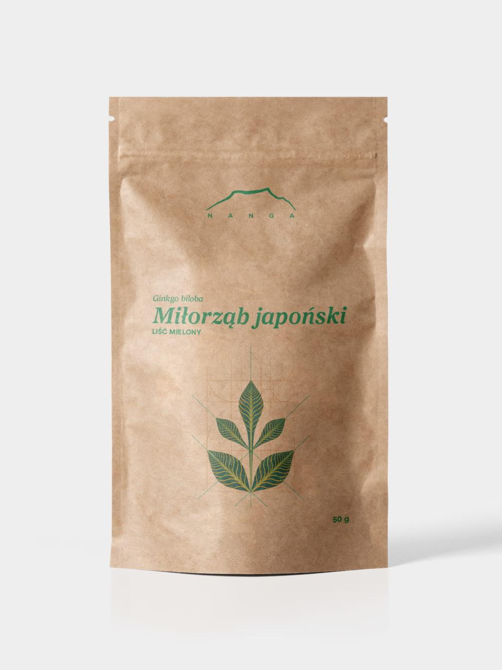 Ginkgo biloba liść