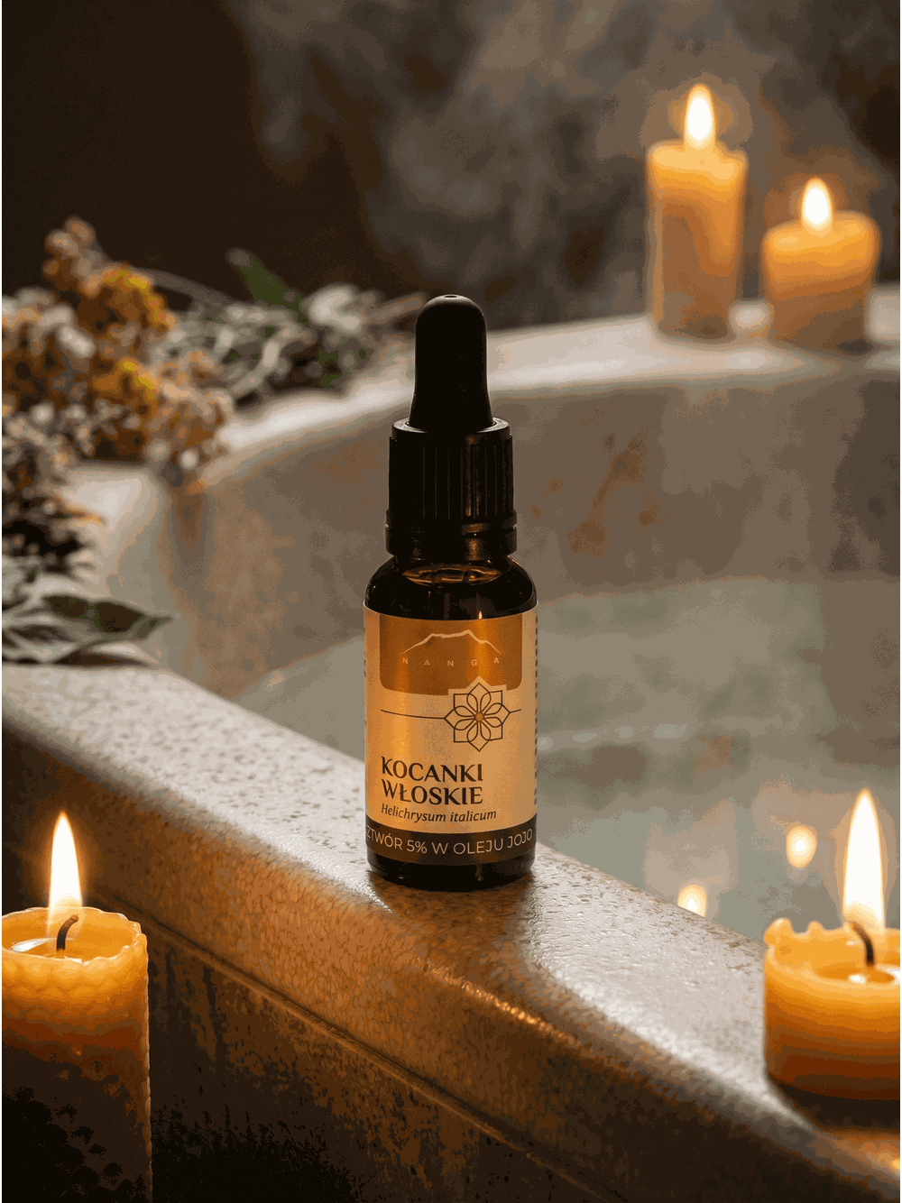Olejek z kocanek włoskich 5% w jojobie Nanga