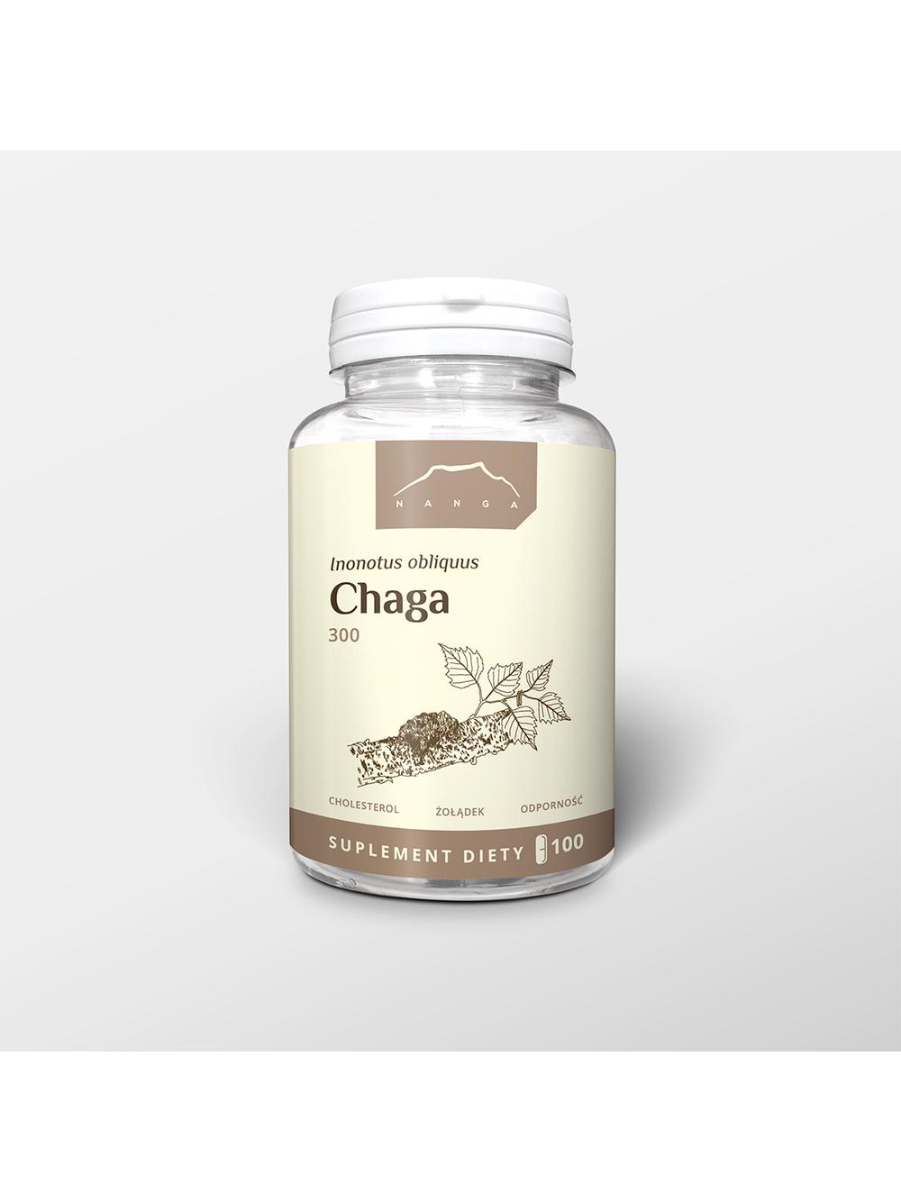 Chaga ekstrakt 100 kapsułek x 300mg