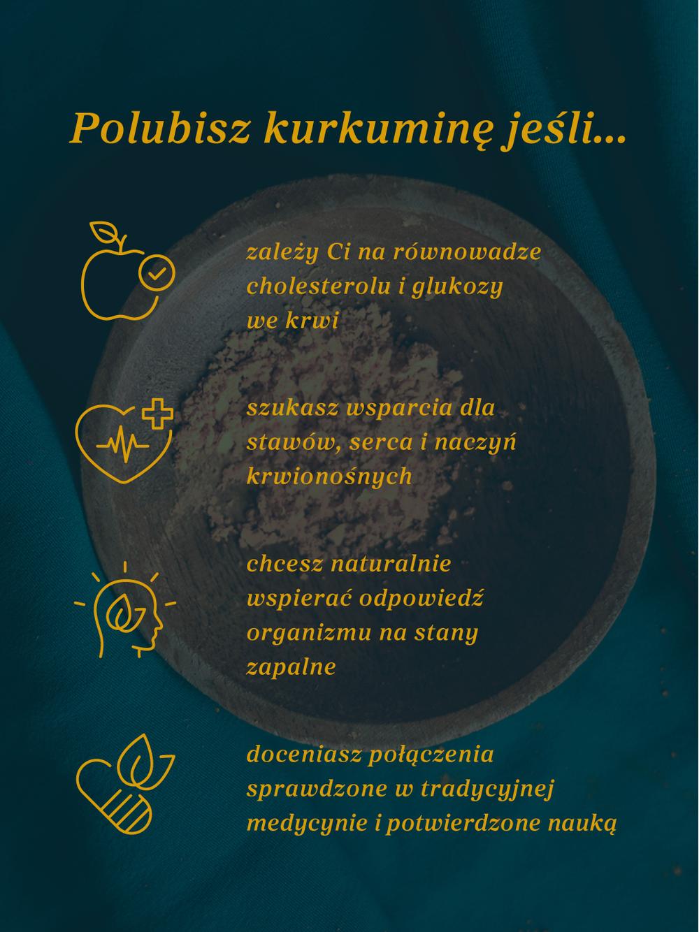 Kurkumina z piperyną ekstrakt 100 kapsułek x 500 mg