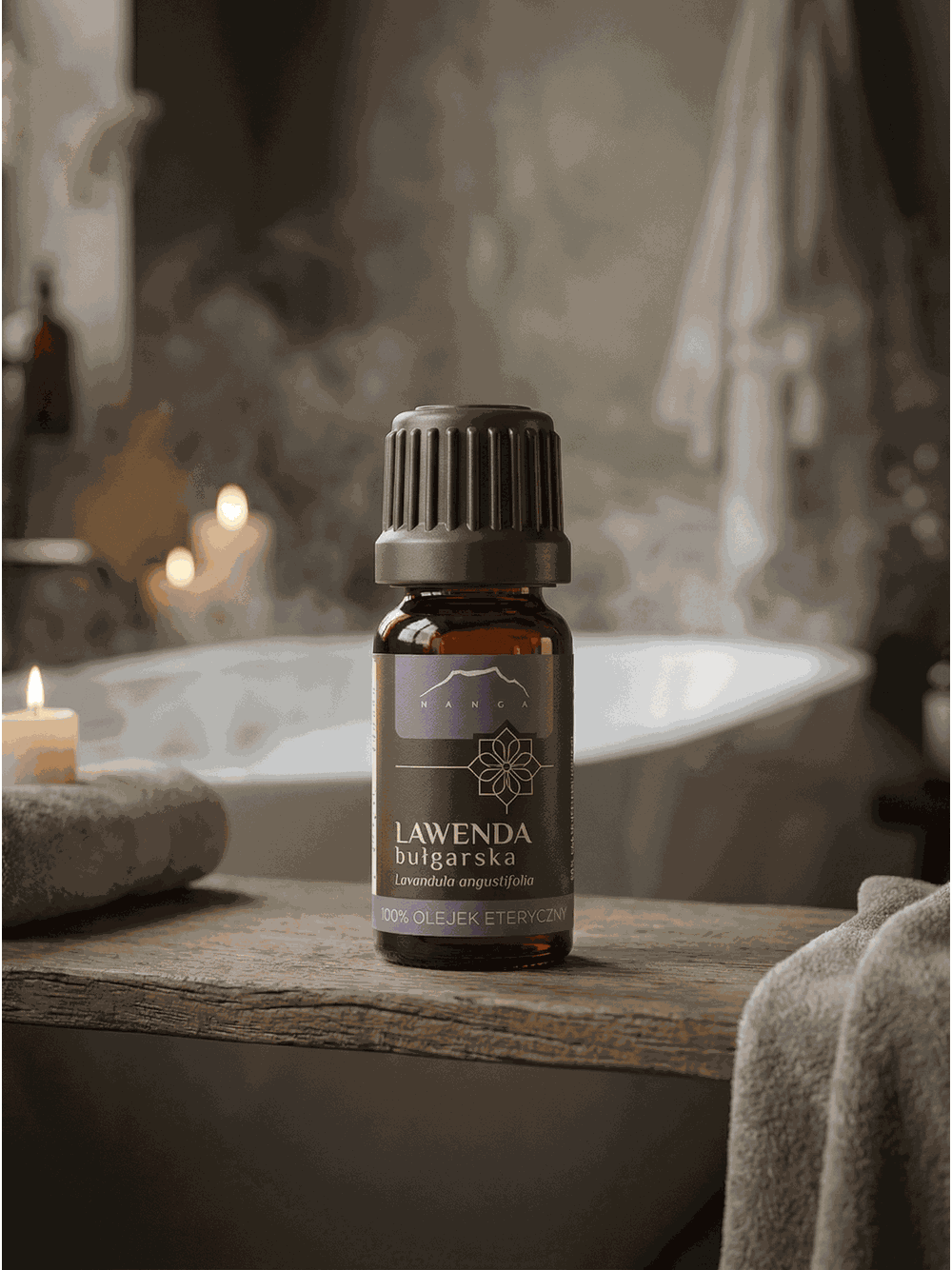 Olejek lawendowy Bułgaria 100% eteryczny Nanga