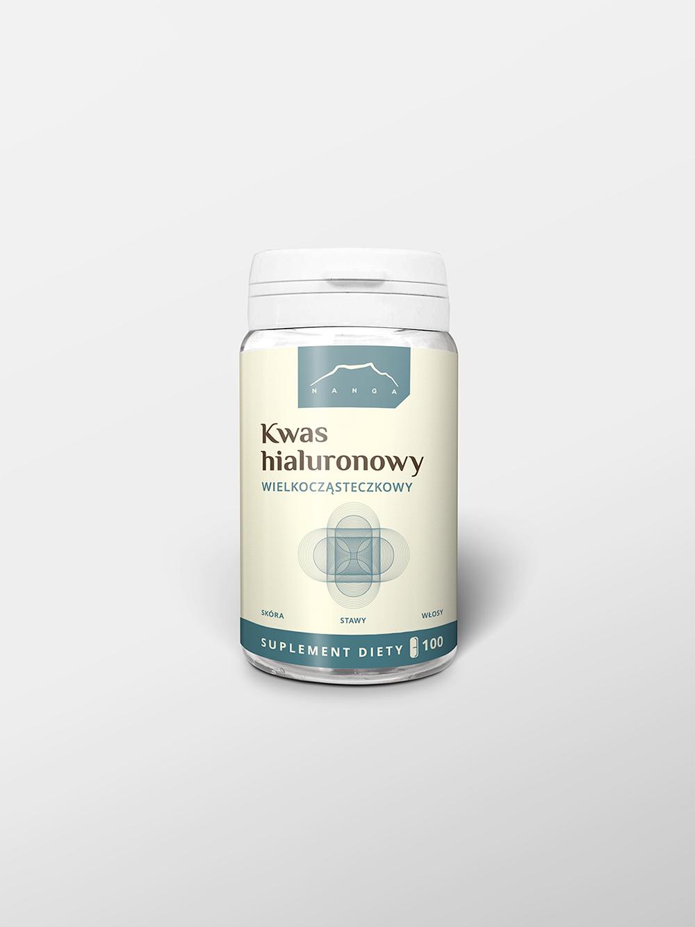 Kwas hialuronowy HMW Strong 100 kapsułek x 200mg