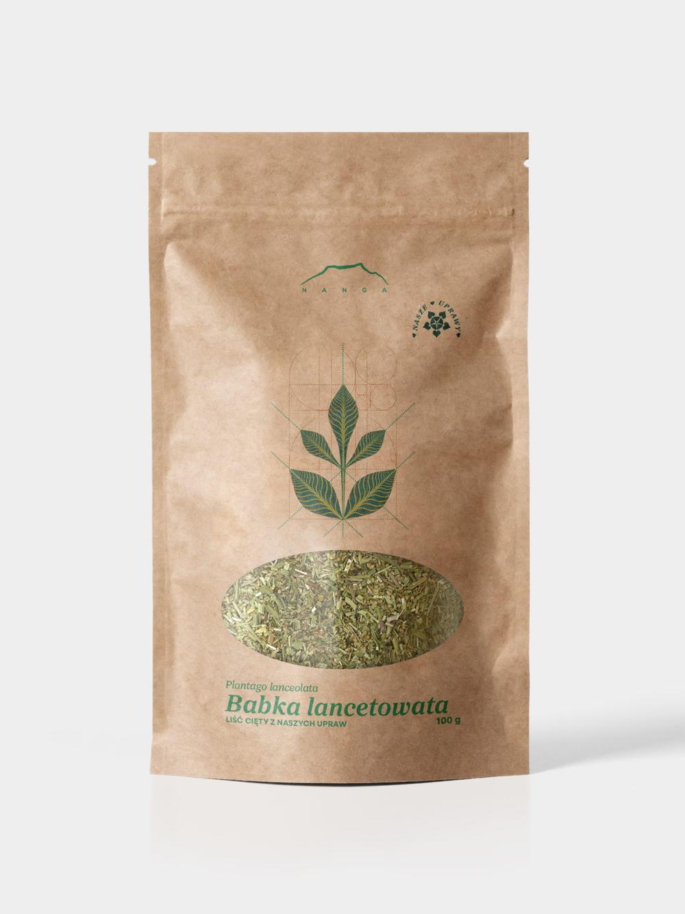 Babka lancetowata liść