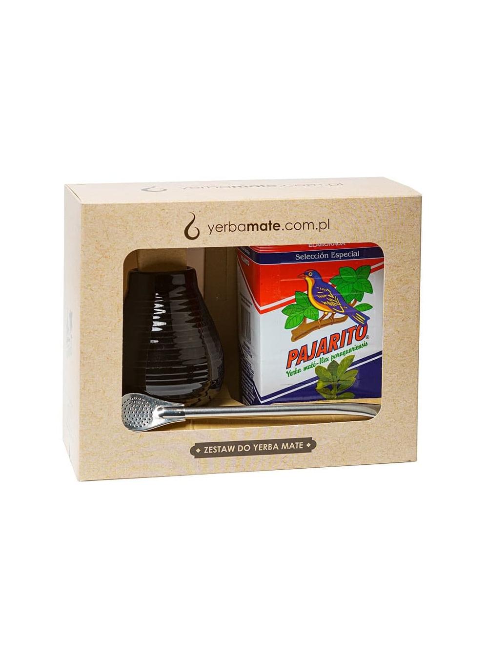 ZESTAW do Yerba Mate Pajarito + Naczynko Ceramiczne + Bombilla