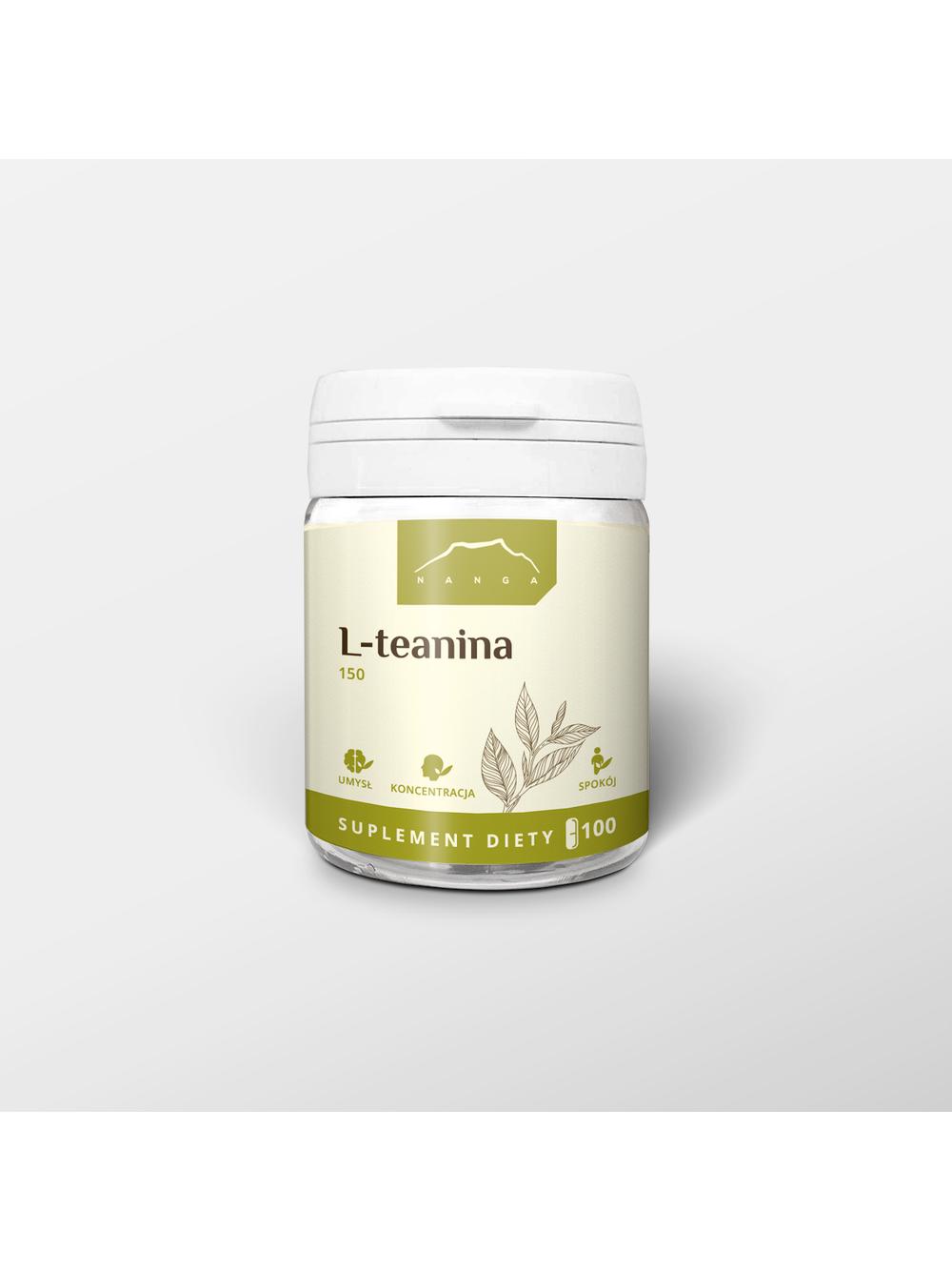 L-teanina kapsułki 150 mg