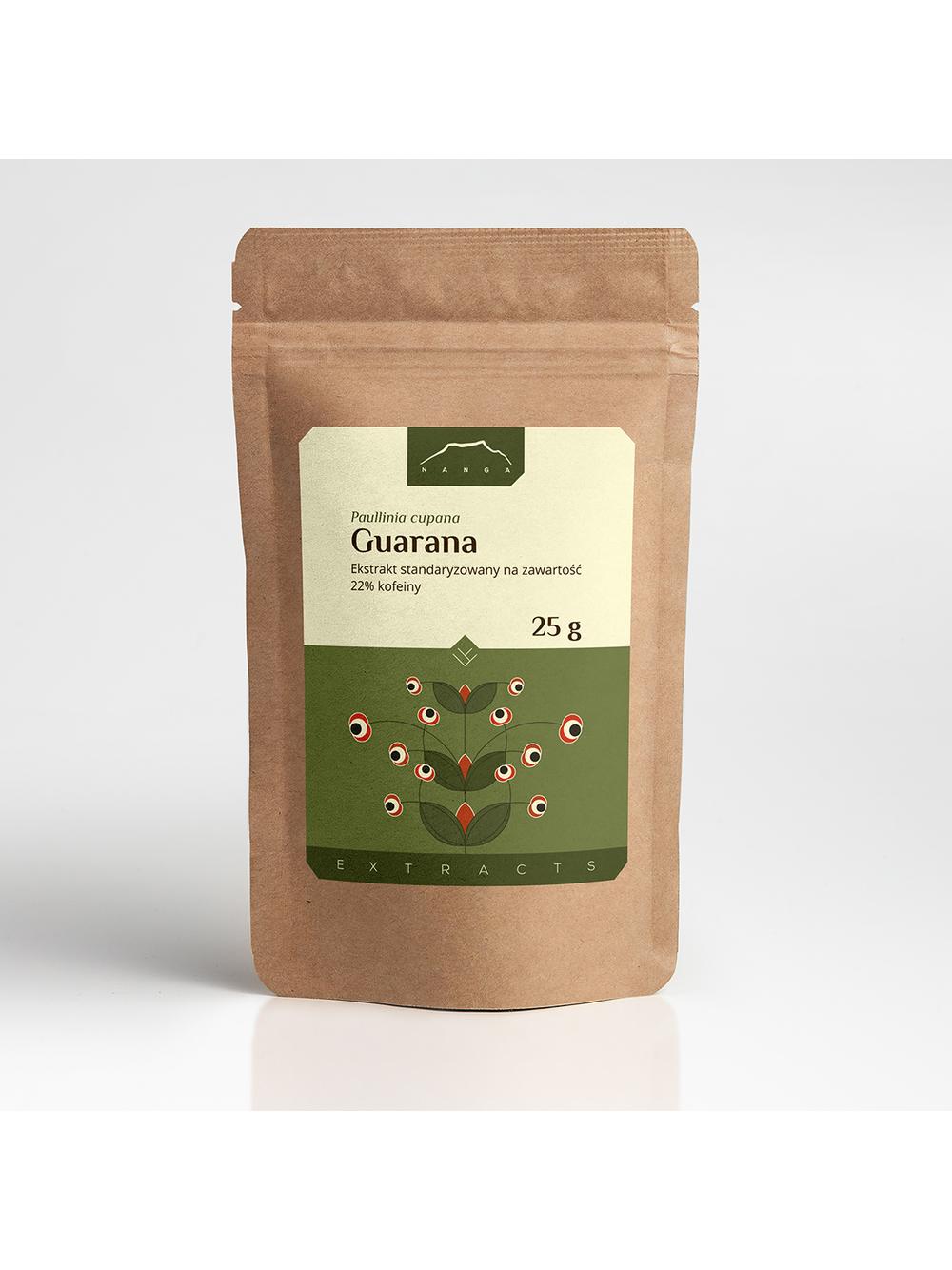 Guarana ekstrakt 22% kofeiny