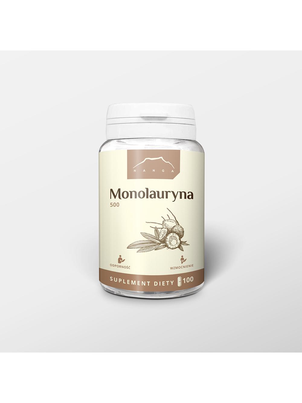 Monolauryna 100 kapsułek x 500 mg