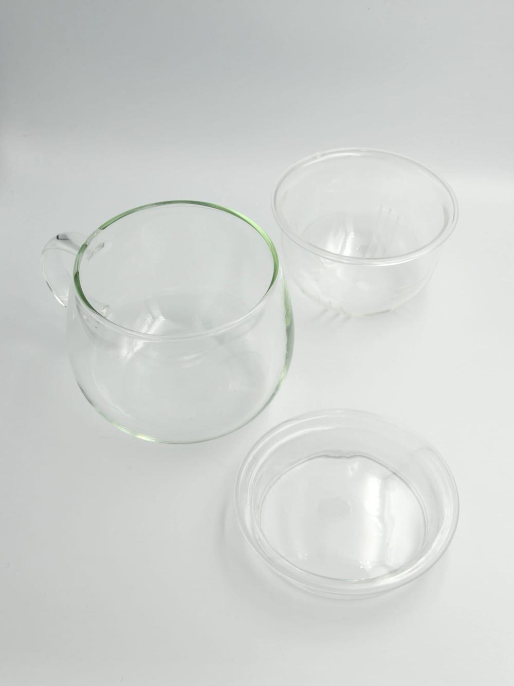 Kubek szklany z zaparzaczem  015-0107